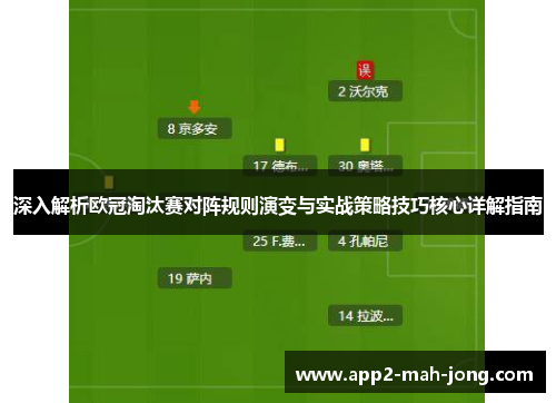 深入解析欧冠淘汰赛对阵规则演变与实战策略技巧核心详解指南